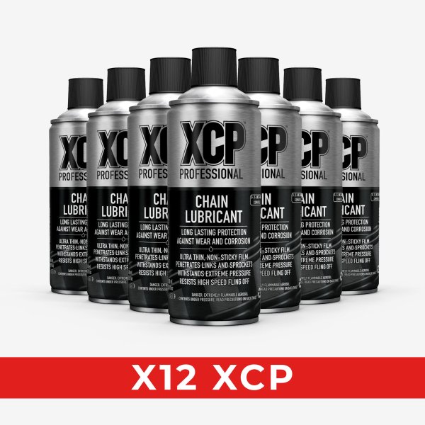 XCP 12x Chain Lubricant Aerosol 400ml MotoEbikes