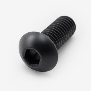 M8 x 20mm HoloKrome Socket Button (Allen) Screw in Black Oxide Steel 12.9